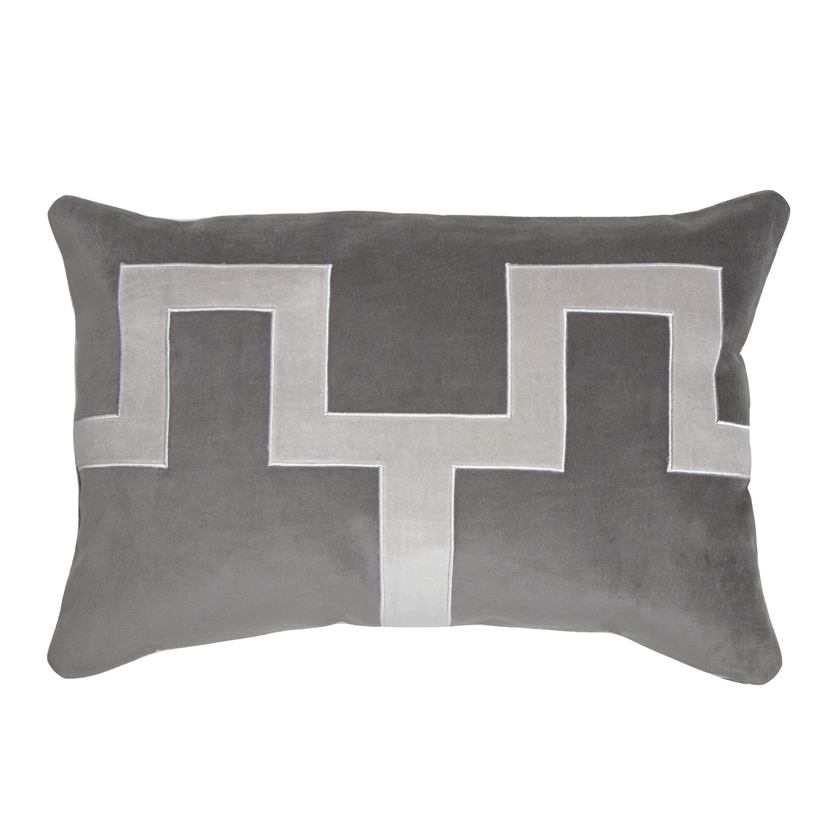 Piper Collection Weston Pillow - Gray Home decor