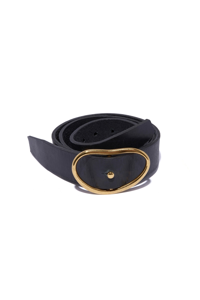 Lizzie Fortunato Wide Georgia Belt In Black Accessories