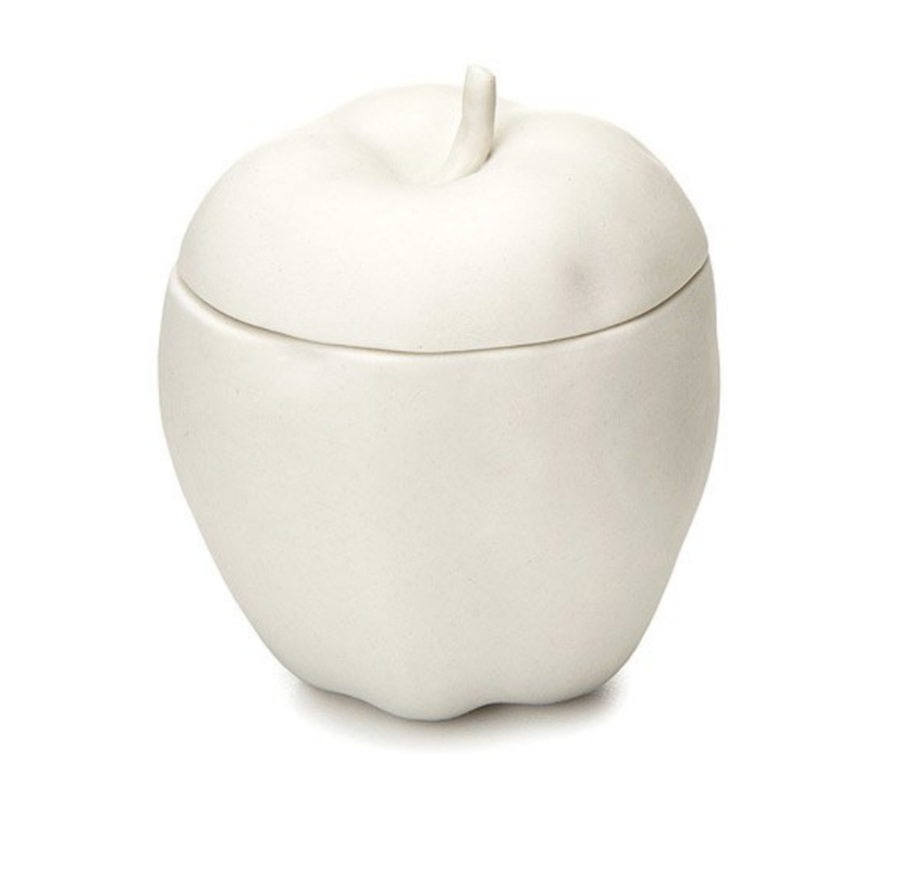 Michiko Porcelain Apple Trinket Box Home decor