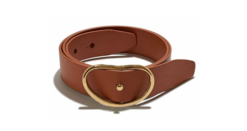 Lizzie Fortunato Wide Georgia Belt In Tan Accessories Lizzie Fortunato Wide Georgia Belt In Tan Accessories