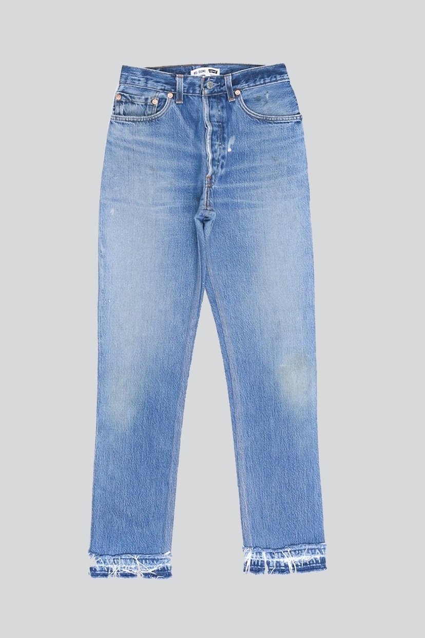 RE/DONE Stove Pipe Released Hem Pants
