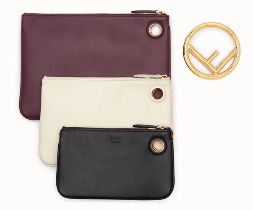 Fendi Fendi Triplette Zucca Pouch Bags