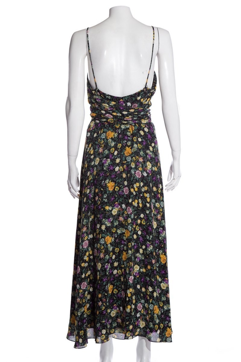 Céline Celine Black & Floral Slip Dress SZ 40 Dresses Sale