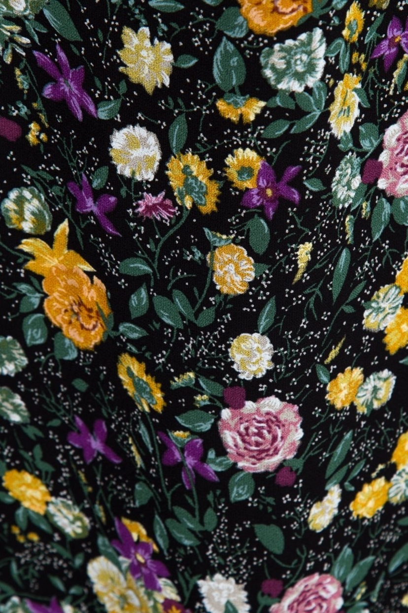 Céline Celine Black & Floral Slip Dress SZ 40 Dresses Sale