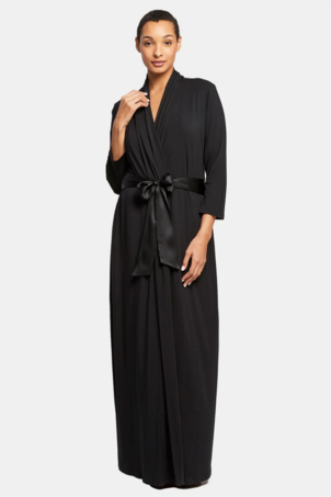 Long Robe with Silk Ties