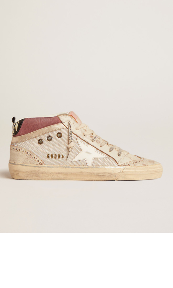 スニーカー Golden  Slide Pelle Stella E Banda Suede Golden Goose Super-Star in nappa leather with pony skin star
