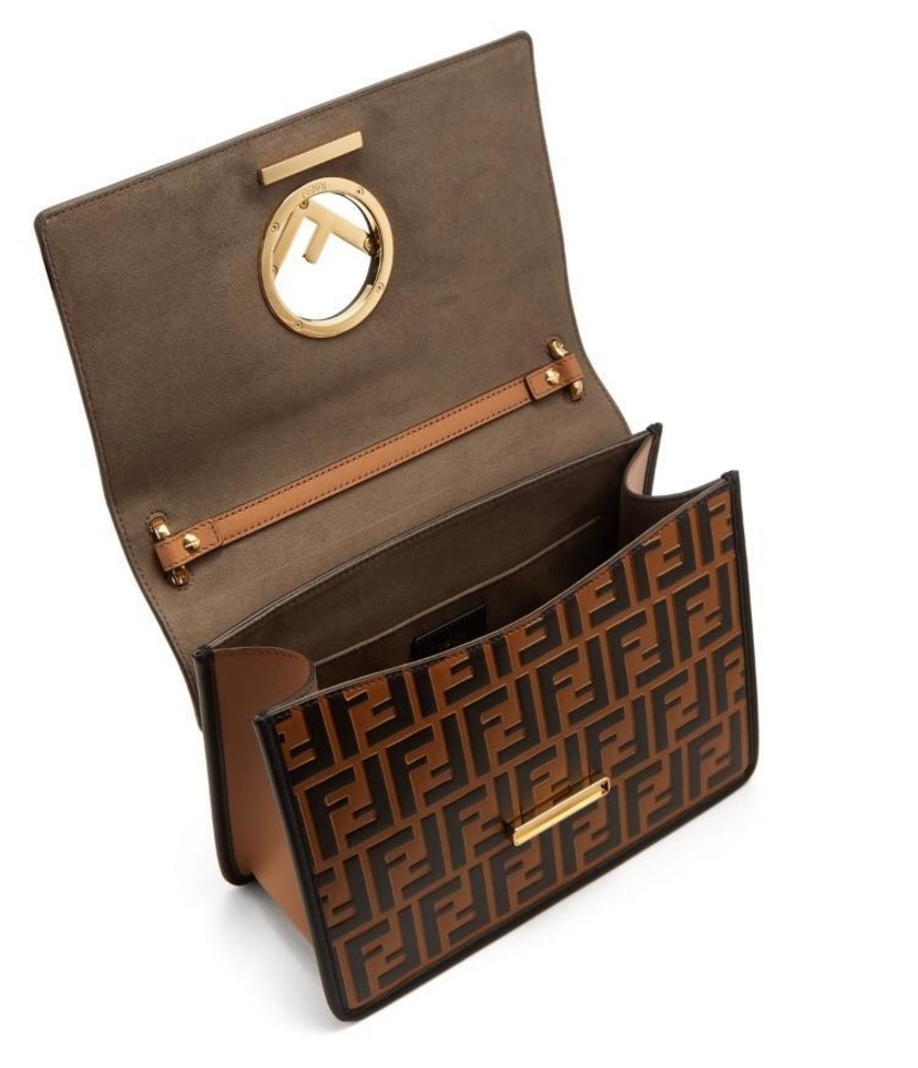 Fendi Fendi FF Logo Bottom Shoulder Bag Bags