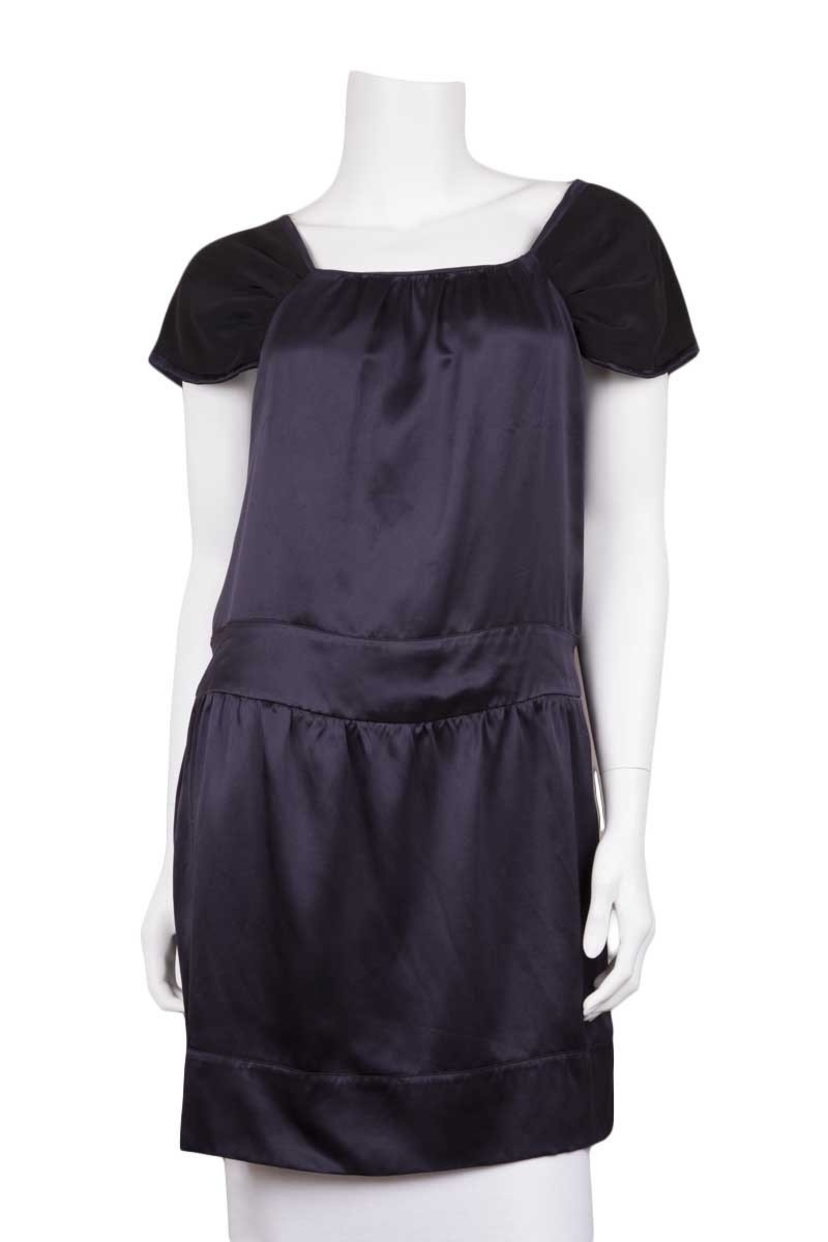 strapless open back dress Purple and Pink Gingham Print Sweater Dress · Filly Flair main image 1