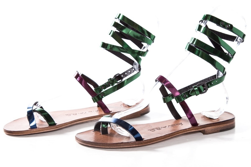 Alvaro Gonzalez Alvaro Gonzalez Multicolored Metallic Leather Sandals SZ 39 NWT SALE Sale Shoes Alvaro Gonzalez Alvaro Gonzalez Multicolored Metallic Leather Sandals SZ 39 NWT SALE Sale Shoes